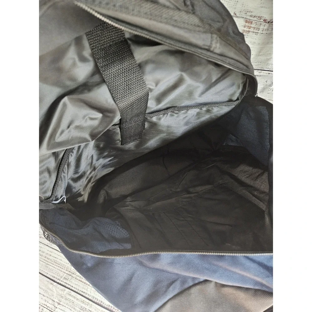 FlightSafety International Backpack Black Blue Travel Laptop Bag Padded Straps